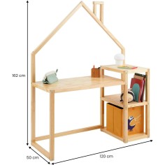 copy of Höhenverstellbarer Schreibtisch mit neigbarer Tischplatte, Blau