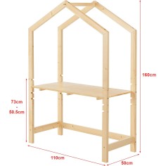 copy of Höhenverstellbarer Schreibtisch mit neigbarer Tischplatte, Blau