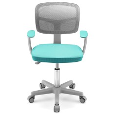 Kinderbürostuhl Ergo, Mesh Türkis