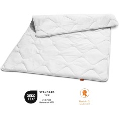 Duvet Steppdecke 135 x 100 cm + Flachkissen 40 x 60 cm