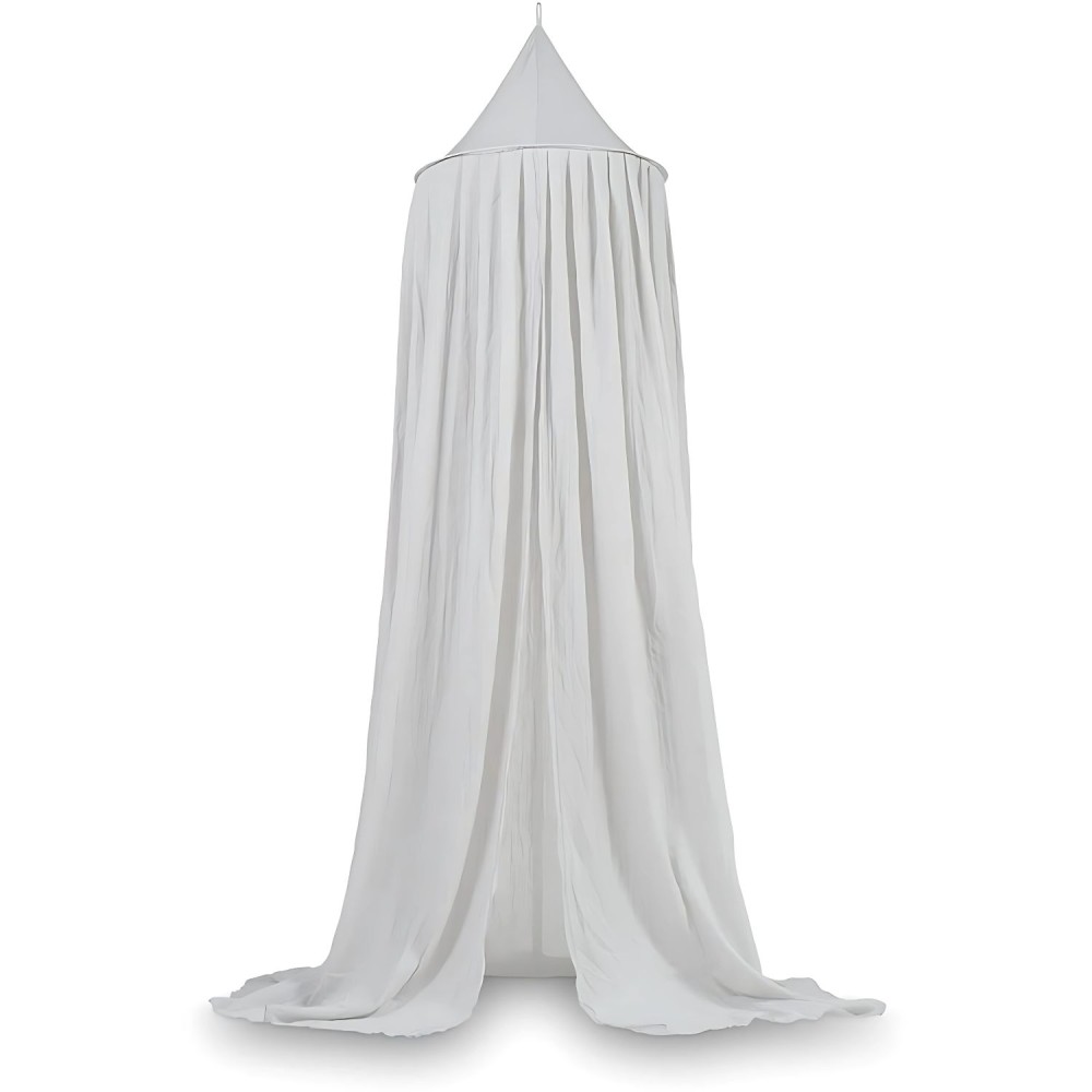 Baldachin/ Betthimmel Vintage, Soft Grey - Höhe 245 cm