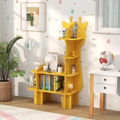 Kinder Bücherregal, Spielzeugregal, Giraffe