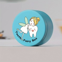 Milchzahnbox, Fee - Türkis