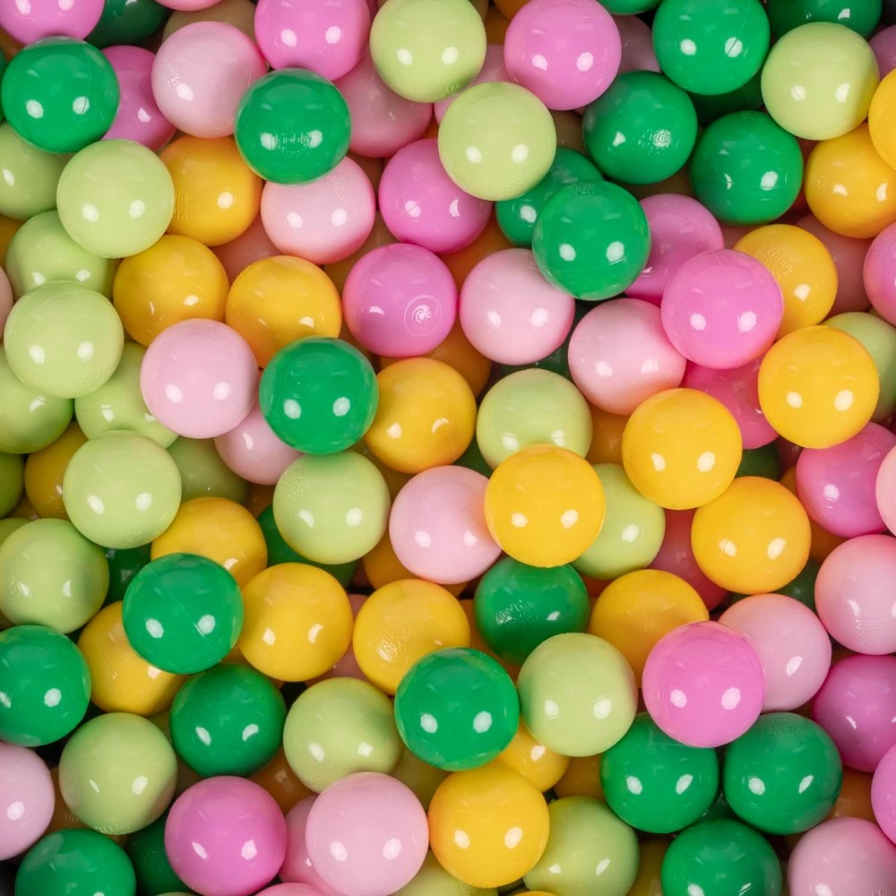 Bällebad 90 x 30 cm mit 200 Bällen, Frühling