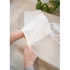 Waschlappen Tender Linen/Clover (3er-Pack)