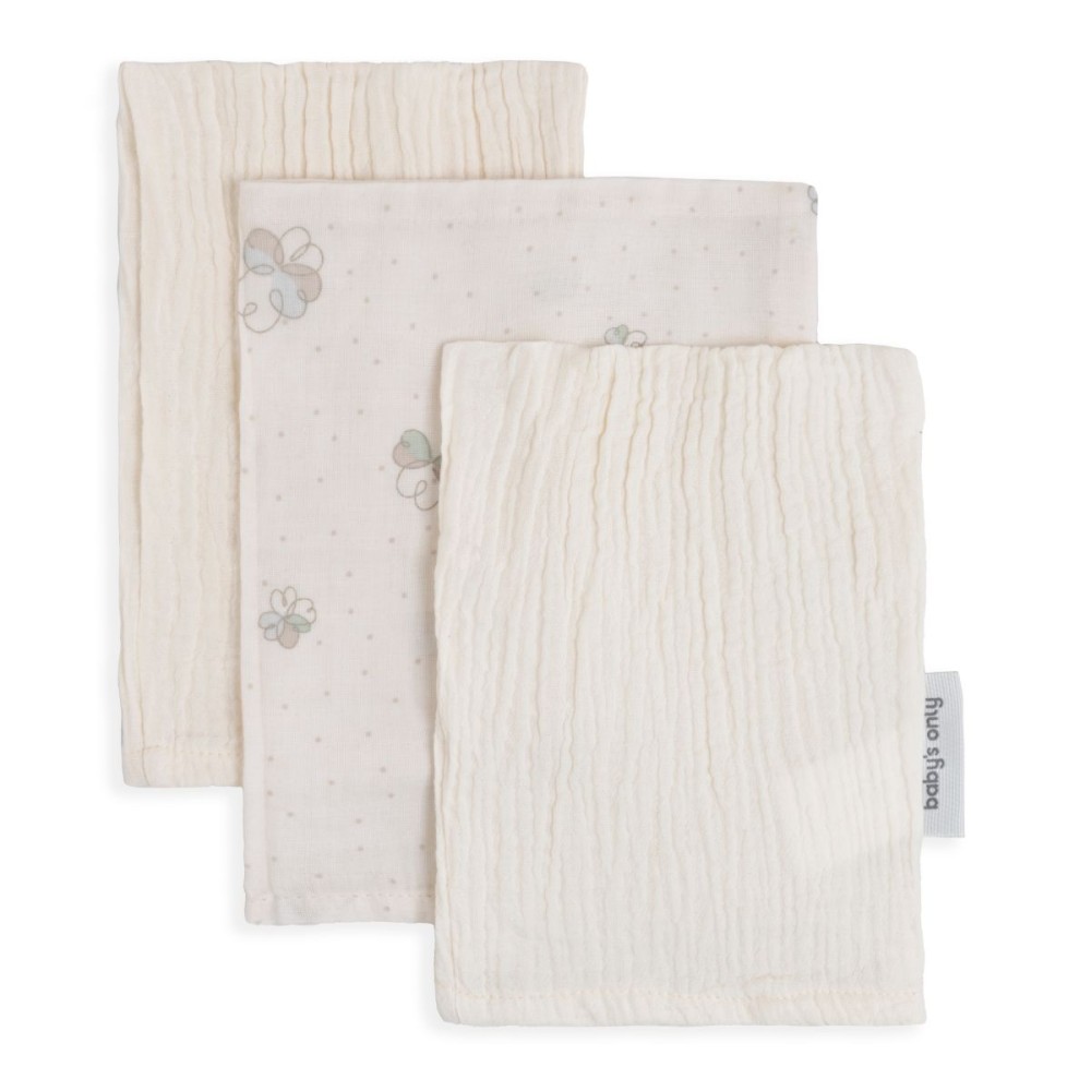 Waschlappen Tender Linen/Clover (3er-Pack)