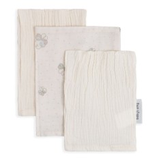 Waschlappen Tender Linen/Clover (3er-Pack)