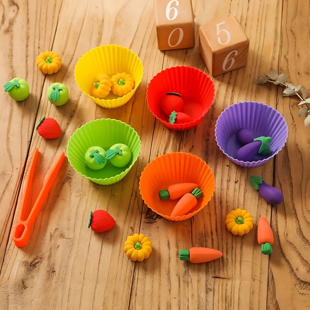 Kinder Holz Sortierspielzeug Montessori