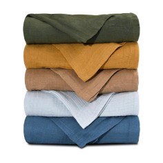 Mulltuch / Spucktücher Set, 5 Stück, Wald