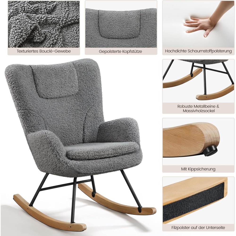 copy of Schaukelstuhl/ Schaukelsessel, Anthrazit