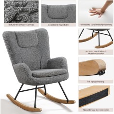 copy of Schaukelstuhl/ Schaukelsessel, Anthrazit