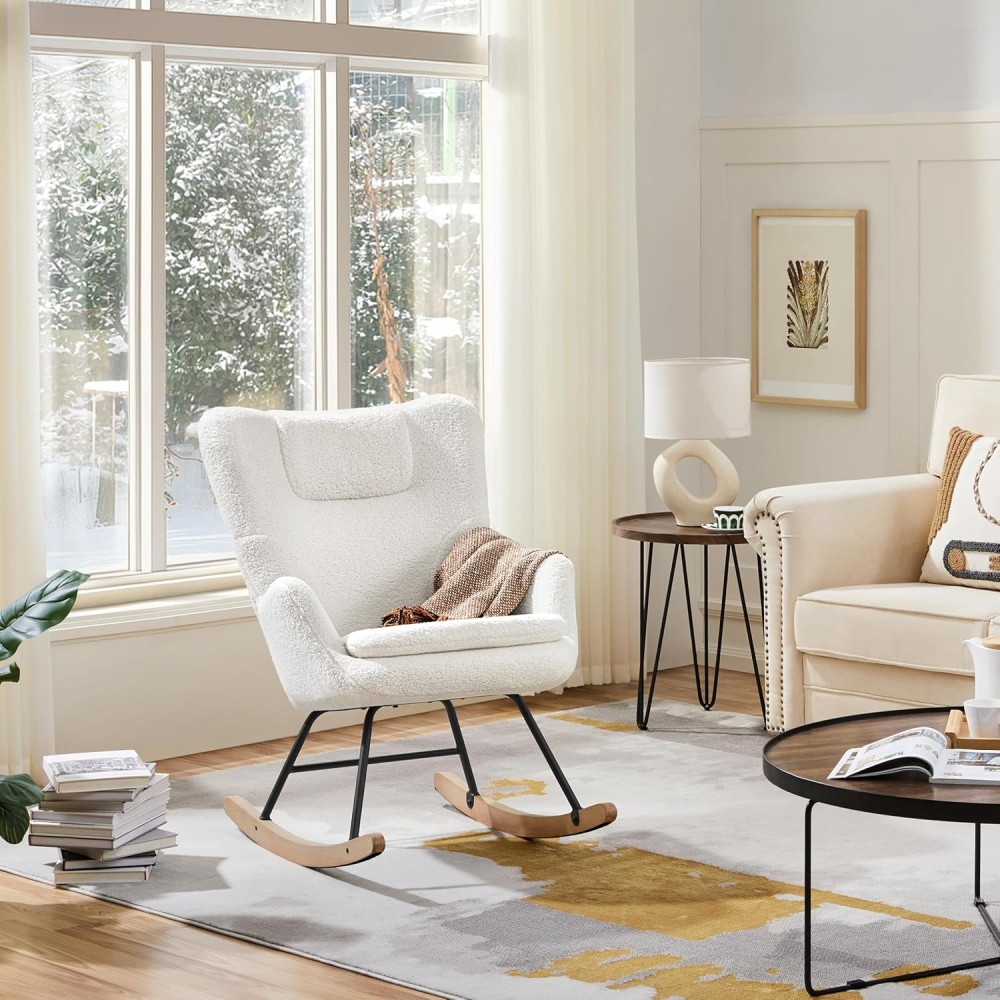 Schaukelstuhl/ Schaukelsessel, Ivory