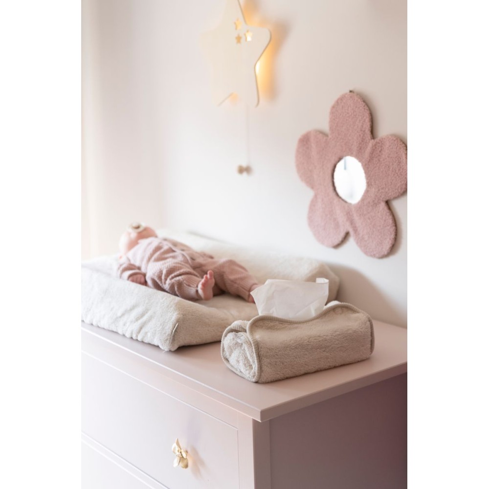 Taschentuchboxhülle Cozy, Alt Rosa