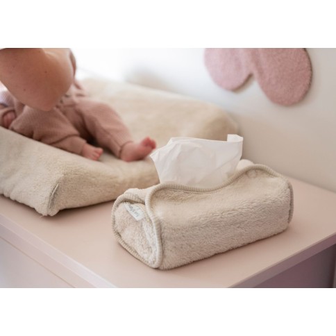 Taschentuchboxhülle Cozy, Alt Rosa