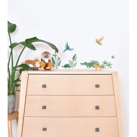 Wandsticker Tiere des Dschungels