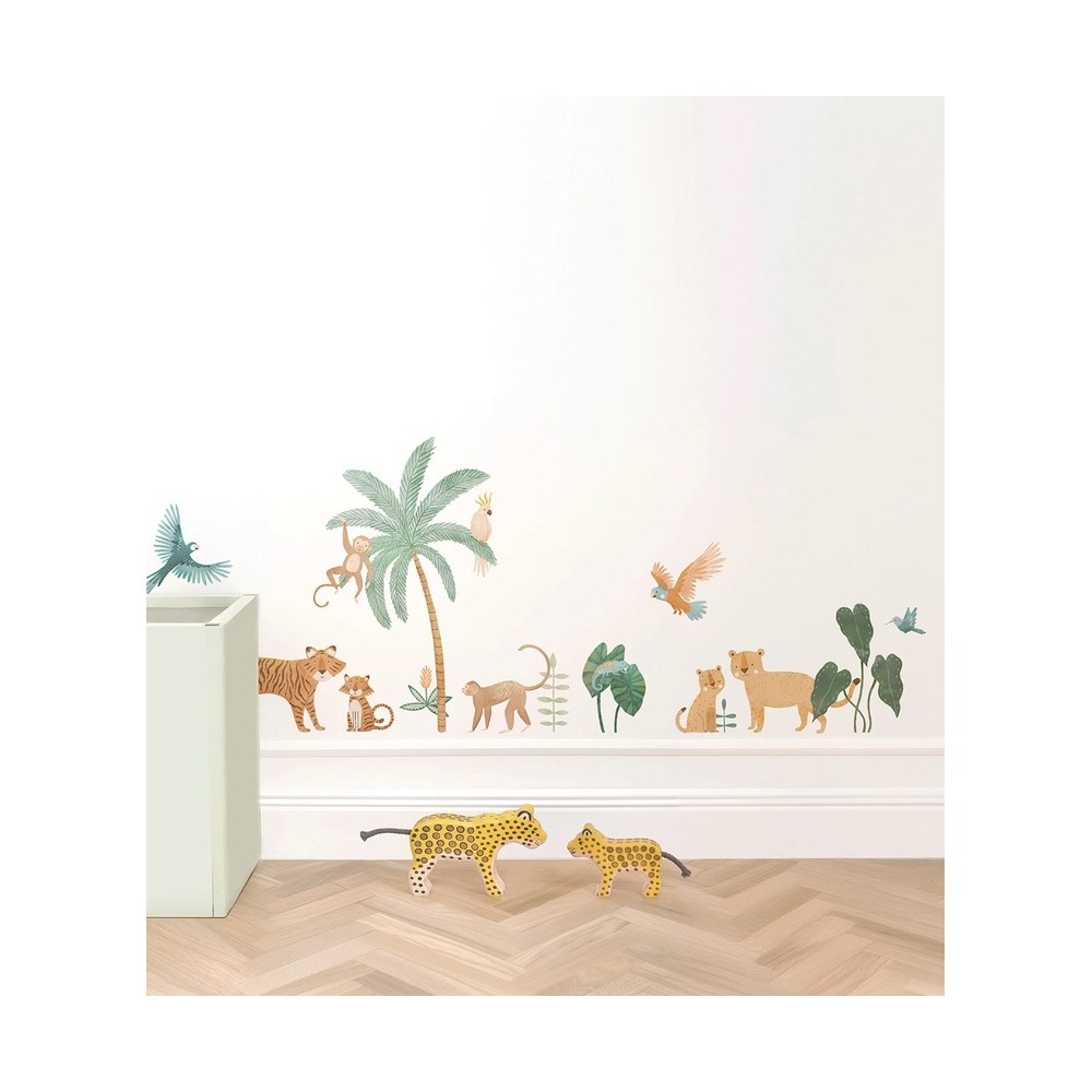 Wandsticker Tiere des Dschungels