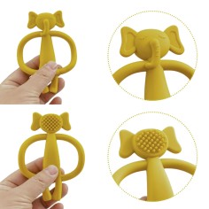 copy of Silikon Beissring mit Holzring