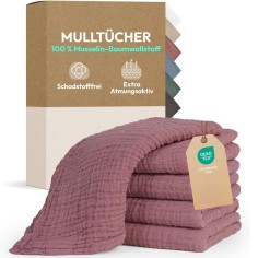 copy of Mulltuch / Spucktücher Set, 5 Stück, Grey Mist