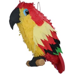 Piñata roter Papagei