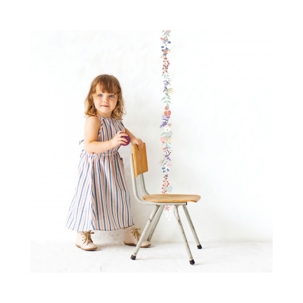 Wachstumstabelle Wandsticker Liv