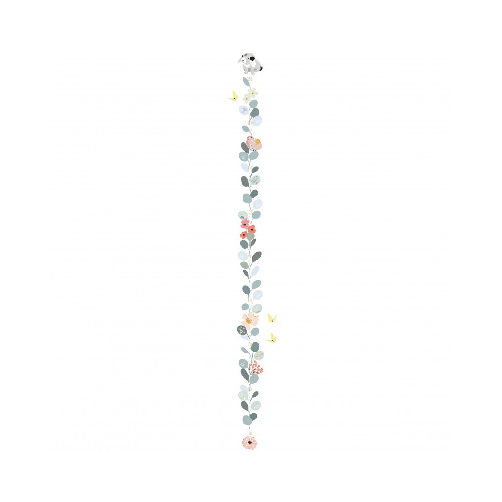 copy of Tresxics textile Wachstumstabelle Wandtattoo 150 cm mit 12 Pfeilen, Lama - Beige