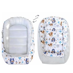 copy of Baby Kuschelnestchen mit abnehmbaren Kissen, Zoo