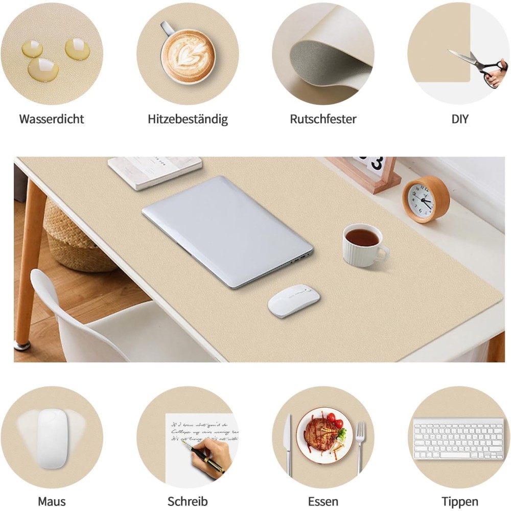 Schreibtischmatte, Ivory