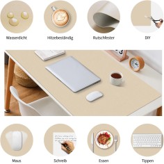 Schreibtischmatte, Ivory