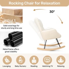 copy of Schaukelstuhl/ Schaukelsessel, Anthrazit