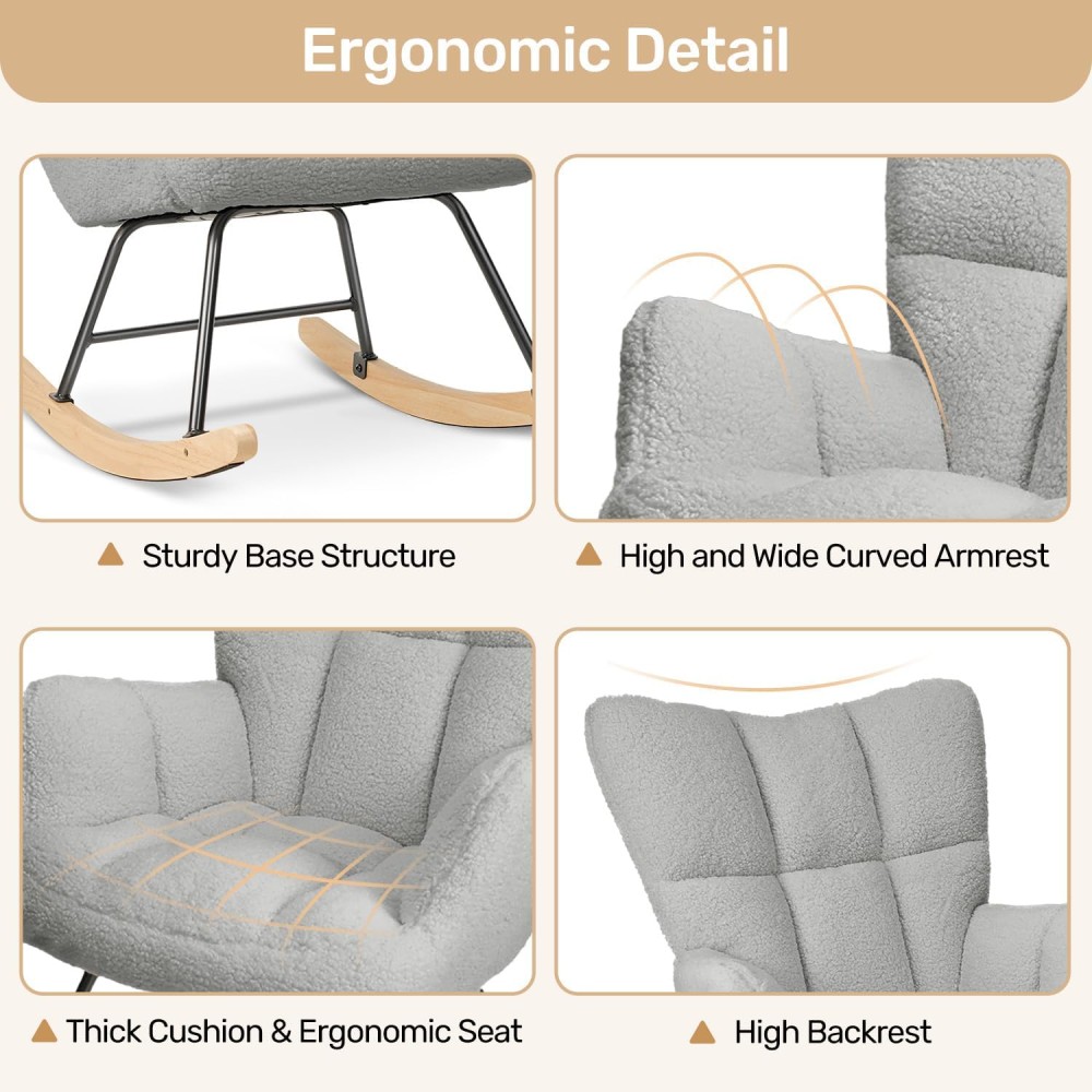 copy of Schaukelstuhl/ Schaukelsessel, Anthrazit