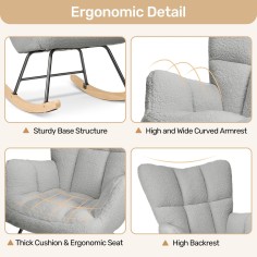 copy of Schaukelstuhl/ Schaukelsessel, Anthrazit