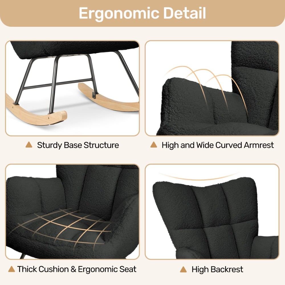copy of Schaukelstuhl/ Schaukelsessel, Anthrazit