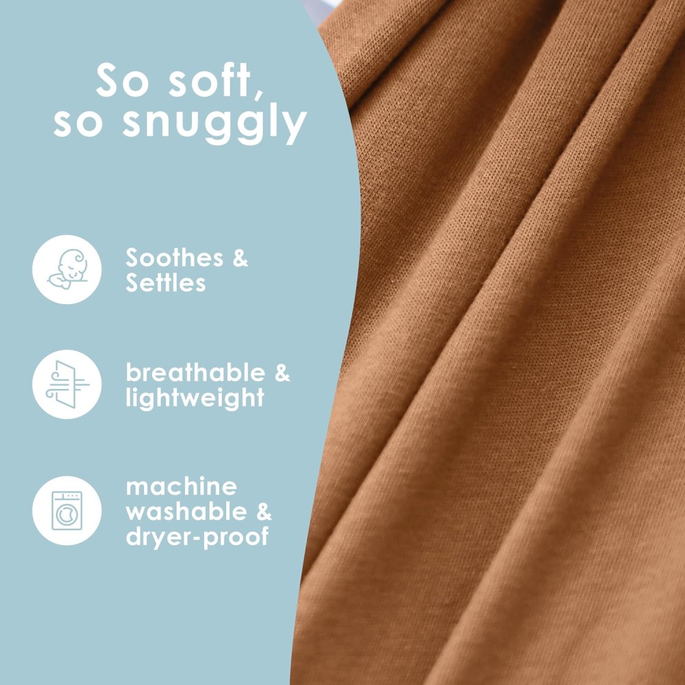 Baby Tragetuch aus Baumwolle, Zimt