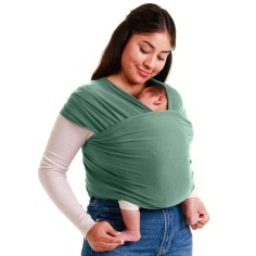 Baby Tragetuch aus Baumwolle, Moss