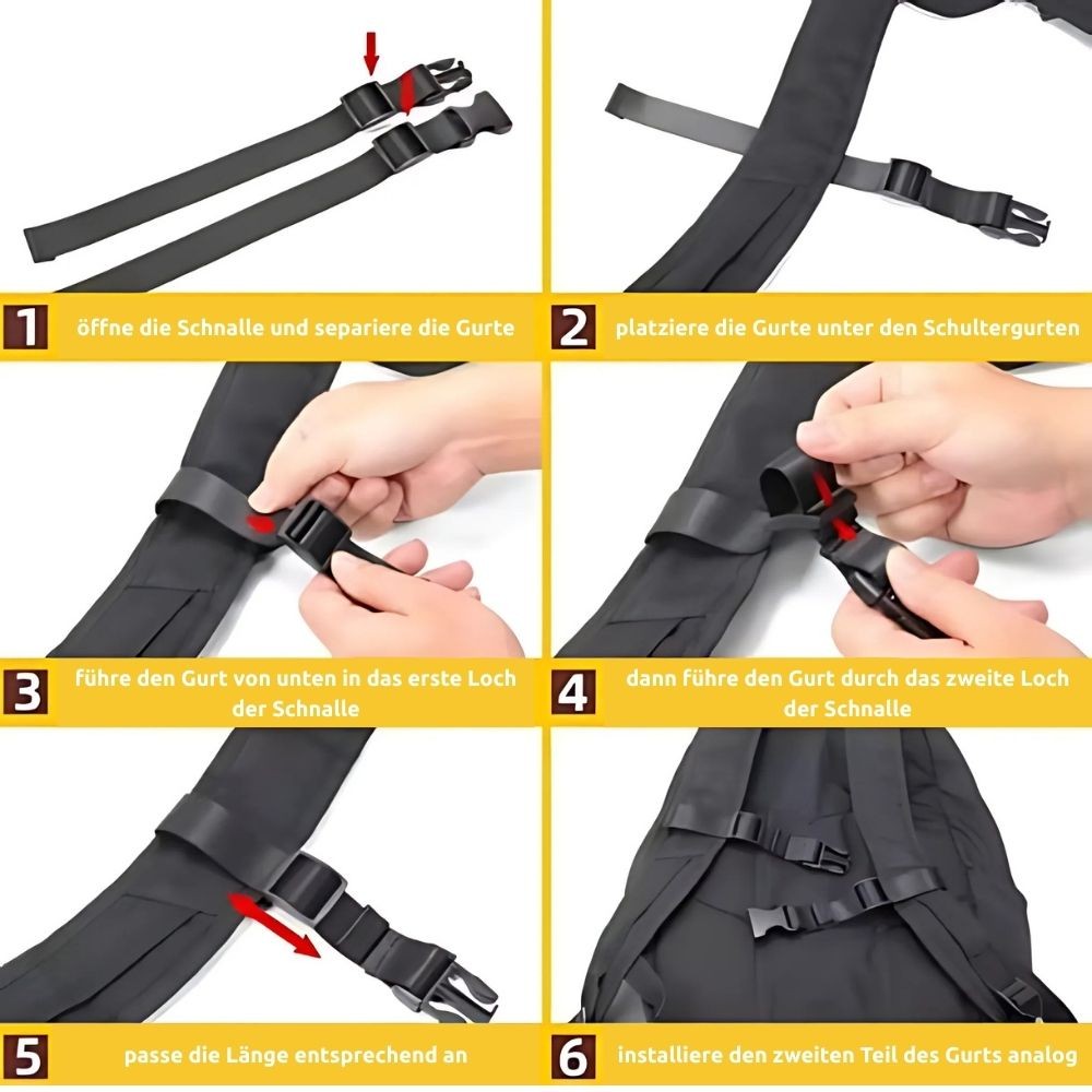 Sangle de poitrine pour sac à dos pour enfants