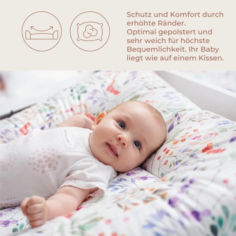 Ceba Baby Wickelauflage, 75x72cm, Heissluftballone