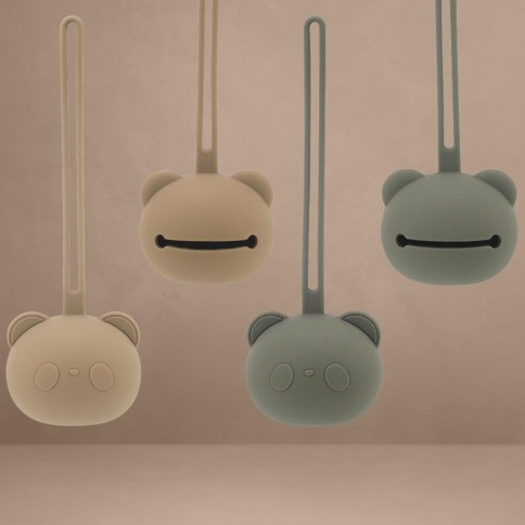 Bôite à Sucette en silicone ours