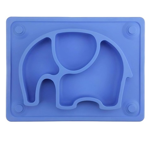 copy of Silikon Teller mit Saugknöpfen, Honig