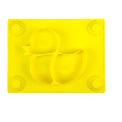 copy of Silikon Teller mit Saugknöpfen, Honig