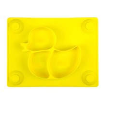 copy of Silikon Teller mit Saugknöpfen, Honig