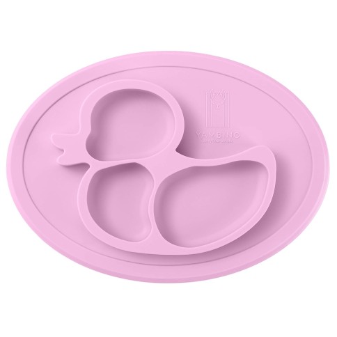 copy of Silikon Teller mit Saugknöpfen, Honig