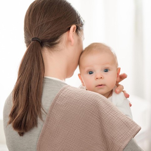 copy of Musselin Spucktücher, zweischichtig - 5 Stück