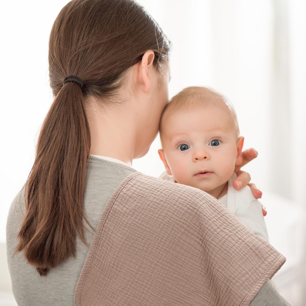 Moltontücher Baby Spucktücher Baby, 6er Pack