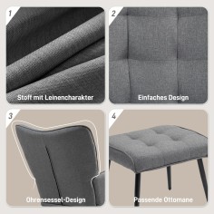 copy of Schaukelstuhl/ Schaukelsessel, Anthrazit