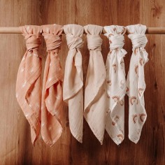 copy of Mulltuch / Spucktücher Set, 5 Stück, Grey Mist