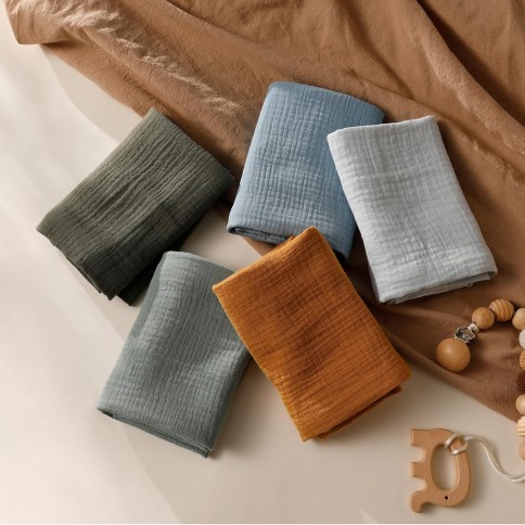 copy of Mulltuch / Spucktücher Set, 5 Stück, Grey Mist