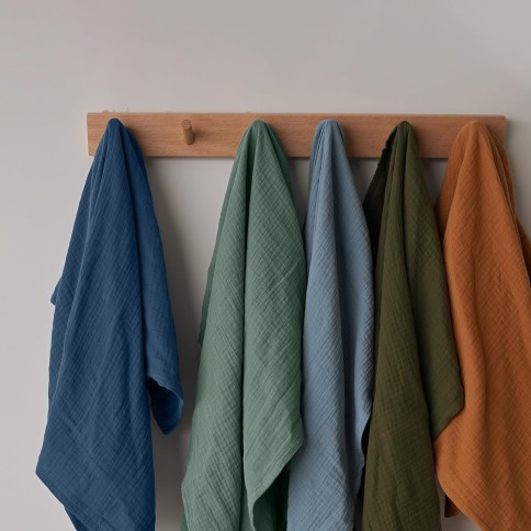 Mulltuch / Spucktücher Set, 10 Stück, Frost