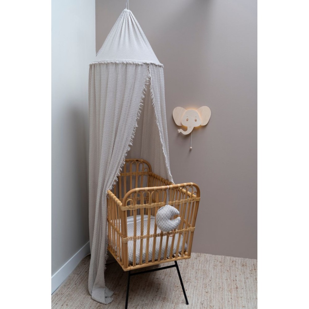 Betthimmel Baldachin Happiness XL, Urban Taupe/ Ecru