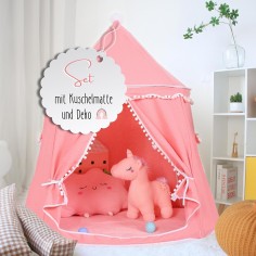 Lionherz of Spielhaus/ Spielzelt + Spielmatte, Rosa