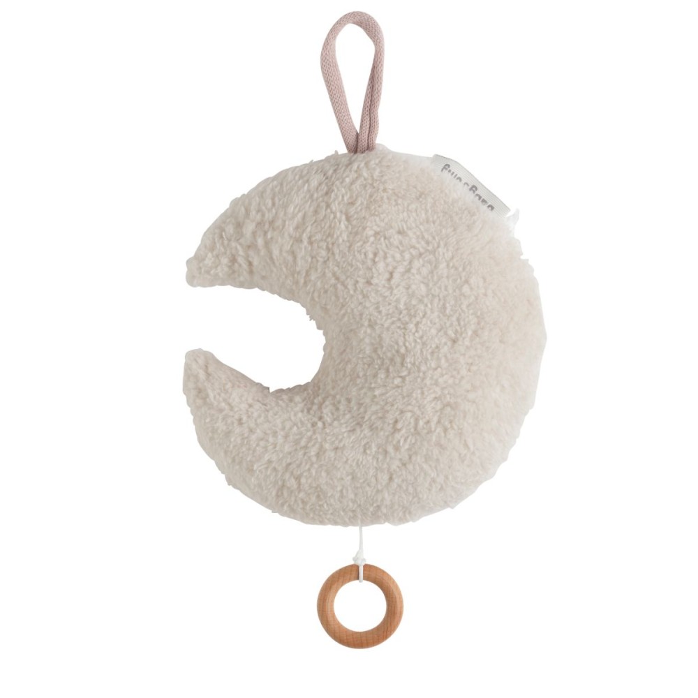 Spieluhr Mond Happiness, Alt Rosa